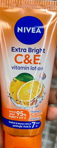 2x70ml Nivea Extra Bright C&E Vitamins Lotion Body Skin Care Brighten Moisturize - Picture 4 of 5