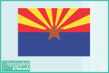 ARIZONA State Flag Vinyl Decal #1 Car Truck window laptop phone Sticker