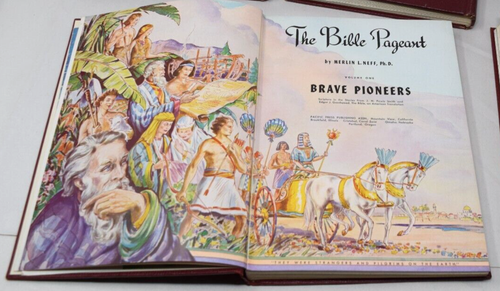 1940s 50s The Bible Pageant 5 Vol Set 5th To 8th Printings XTIAN - Picture 2 of 4