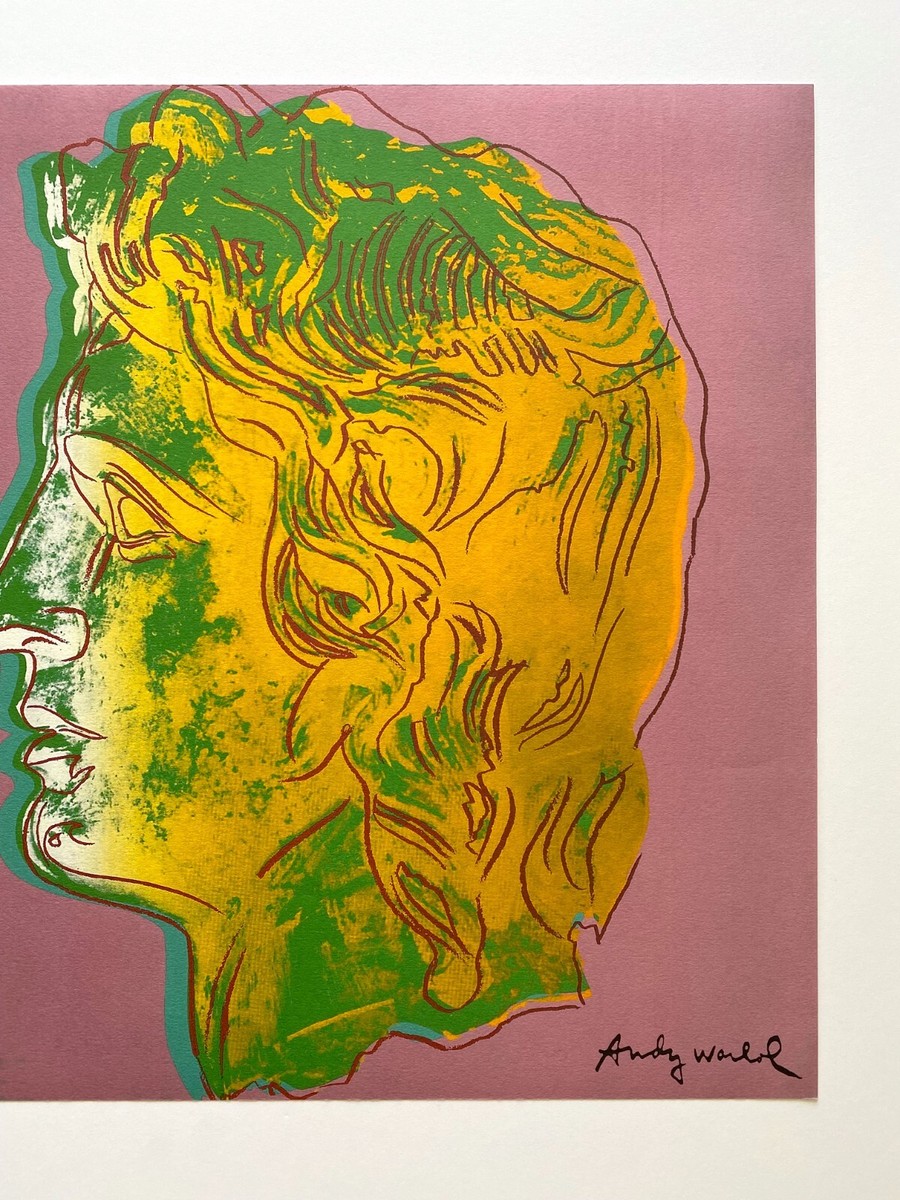 ANDY WARHOL 1986 LMT ED LRG FINE ART LITHOGRAPH PRINT 