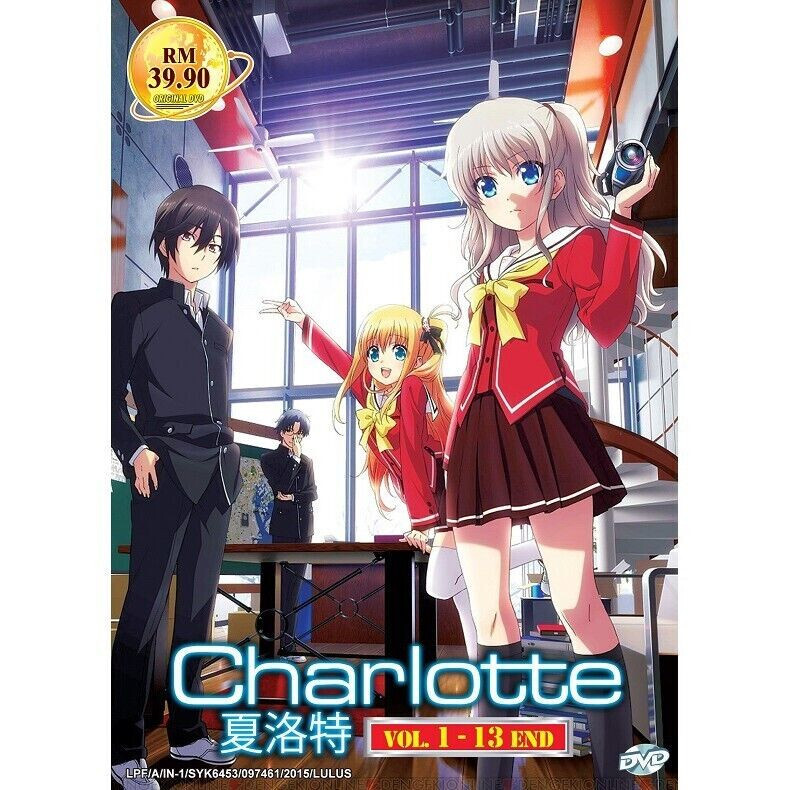 Anime DVD Charlotte Vol 1-13 END English Dubbed Subbed All Region