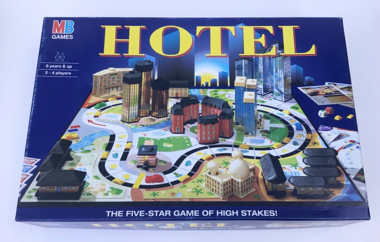 Image 1 - Hotel by MB Games Complete with Lampposts and Instructions 1996/2001
