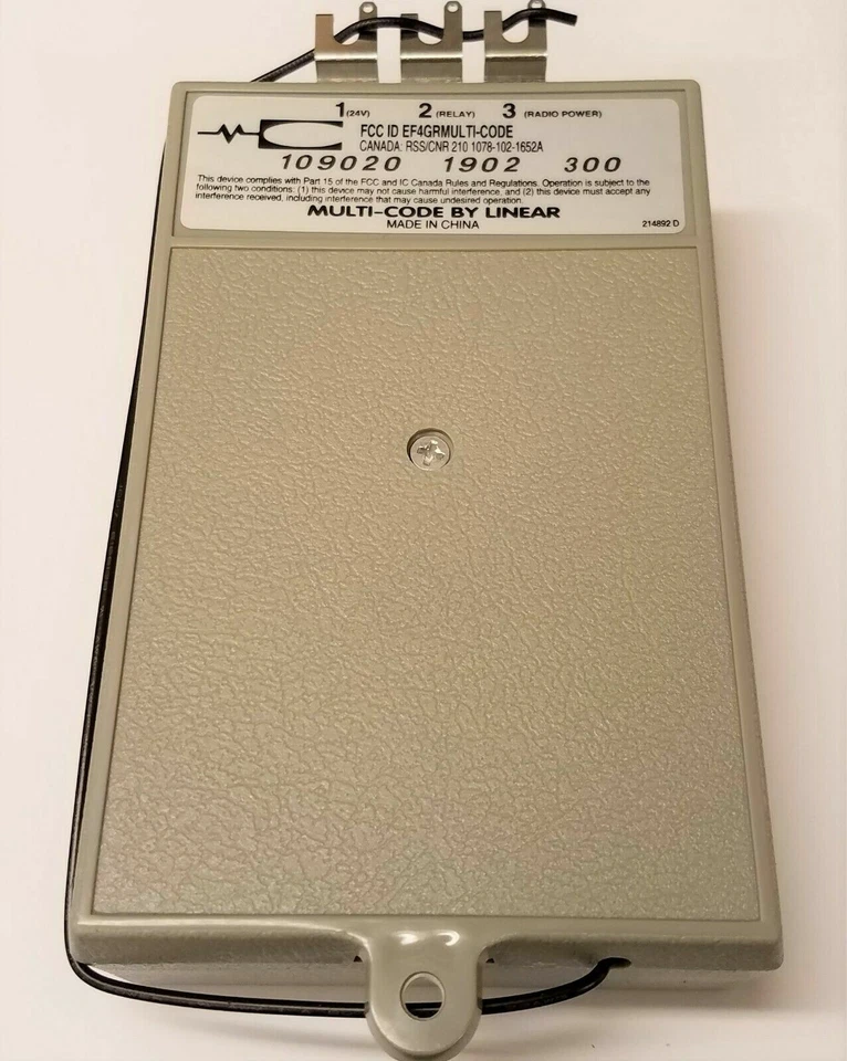 Multi-Code MCS2022 Two Remotes / Radio Receiver 300Mhz Kit for Gate Openers - Image 3 of 4