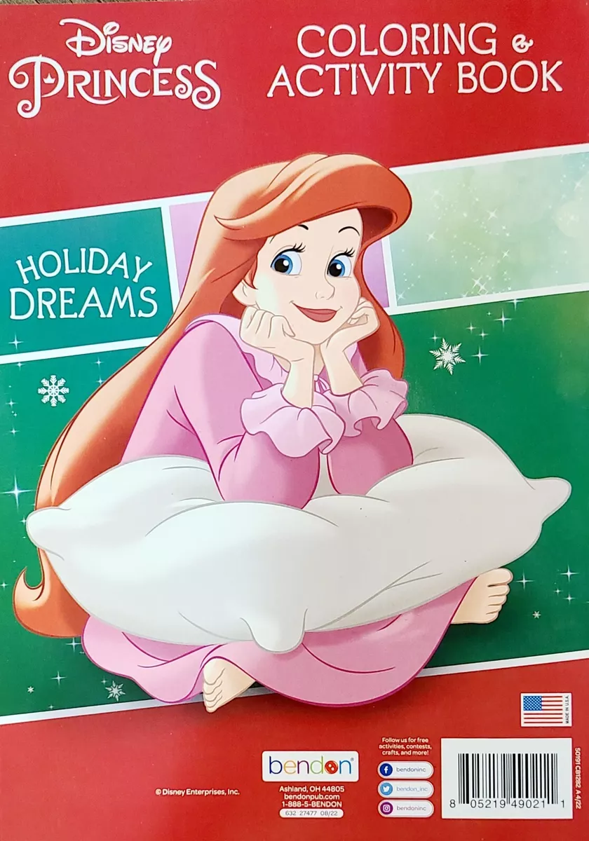 Disney Princess Christmas Coloring Pages For Kids