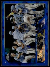 2023 Topps Chrome Sapphire #533 Milwaukee Brewers