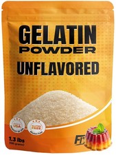 Gelatin Powder Unflavored 1.3 lbs Bulk Bag - Gelatina 20.8 Ounce Pack of 1