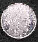 1/10 oz .999 Silver Round BUFFALO Design Fractional Silver