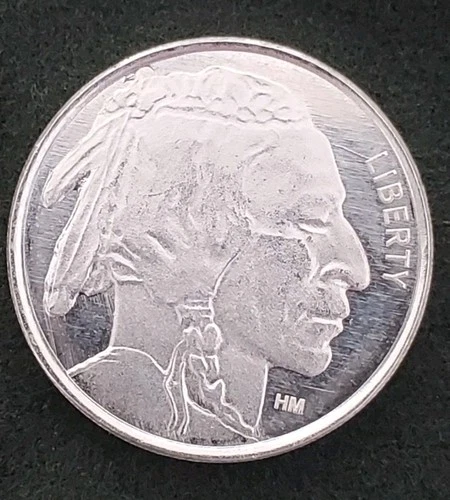 1/10 oz .999 Silver Round BUFFALO Design Fractional Silver