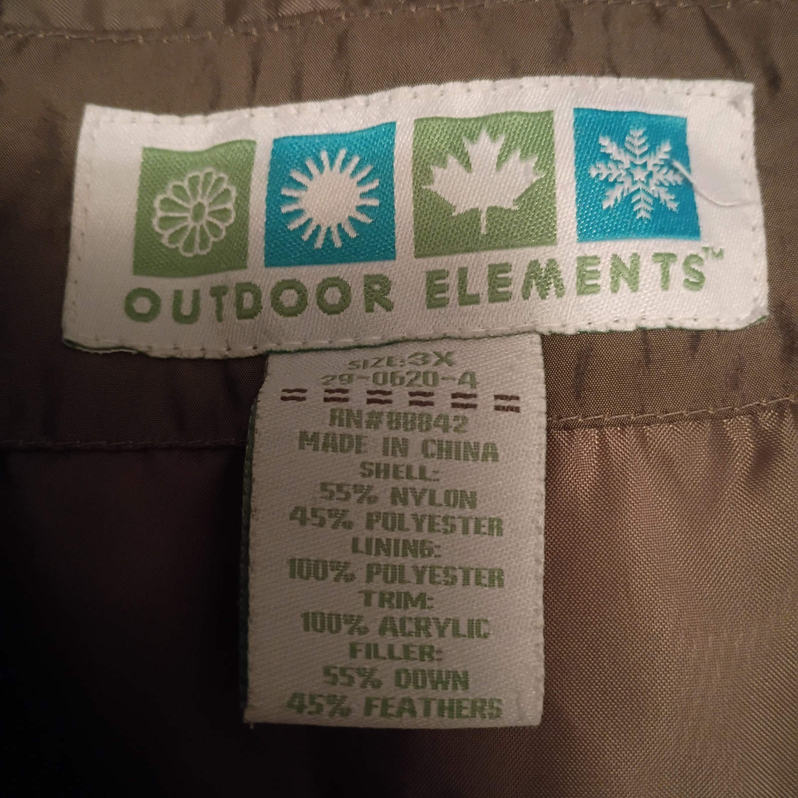 Outdoor Elements Down Cold Weather Coat  Lightwei… - image 9