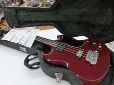 (Gibson) SG Standard Bass Heritage Cherry Solid Electric Bass avec étui d'ori...