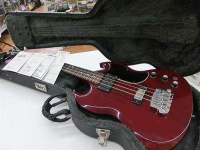 (Gibson) SG Standard Bass Heritage Cherry Solid E-Bass mit Original Koffer