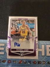 2024-25 Donruss Optic Maxwell Lewis Signature Series Auto  Lakers