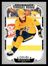 2025-26 UD OPC 553 Matthew Wood, Nashville Predators