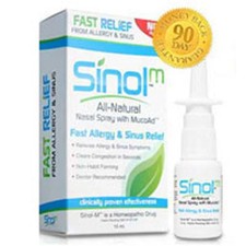 Sinol-M Allergy/Sinus Relief Nasal Spray Allergy 15 Ml By Sinol