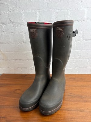 AIGLE Parcours NaturKautschuk Gummistiefel 40 wie Le Chameau Outdoor Jagd Stall