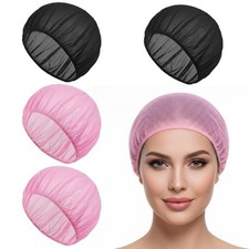 4 PCS Mesh Sleep Bonnet for Sleepings, Fine Mesh Hair Nets for Sleeping Night...
