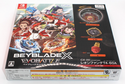 Beyblade X EVOBATTLE Nintendo Switch with CX-00 Leonfang T4-60A