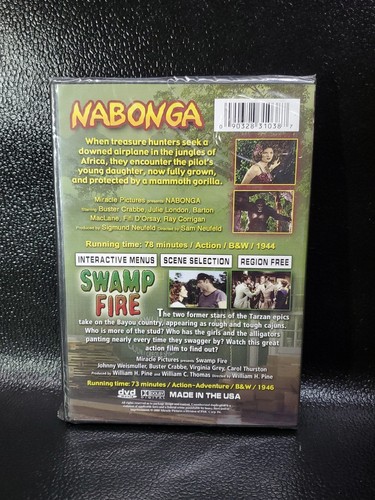 Nabonga/Swamp Fire (DVD, 2006) - Picture 2 of 2