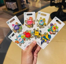 2025 Authentic SH Disney Up Toy Story Cars Wall-E Monster Pixar Spinner Pins New