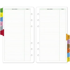 Day-Timer Portable Size Color Telephone and Address Directory, 3.75 x 6.75 In...