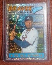 2026 Topps Heritage #55 Silver Confetti Ronald Acuna Jr.