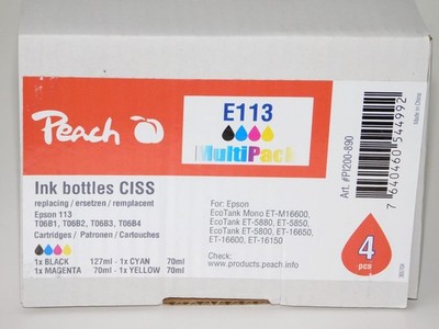 Peach PI200-890 Peach Patrone Epson CISS 113 MutliPack