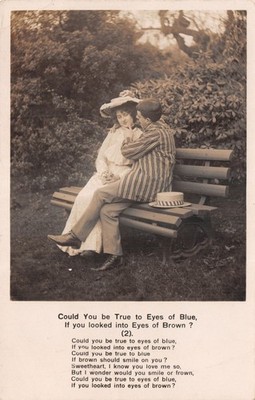 BAMFORTH EDWARDIANISCHES LIED POSTKARTE FOTOGRAFISCH KÖNNTEN SIE WAHR SEIN GUT GUT PLUS