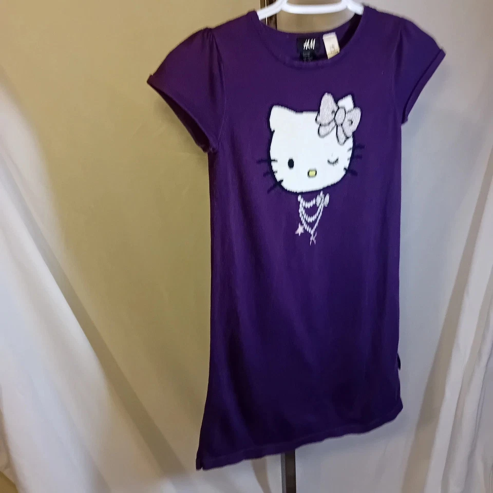 Vestido Suéter De Colección Y2K H&M Niñas Sanrio Hello Kitty Kidcore Niña 6-8 Años Foto 2 de 4