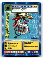 Digimon Digi Battle - MegaSeadramon Bo-31 - 1st Ed - Series 1 Bandai