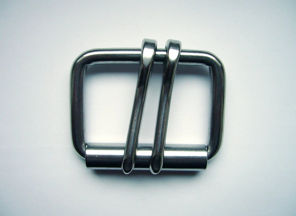 ANDERE 1 x Rollenschnalle, Rollschnalle 2" ca 50mm Stahl/vernickelt mit Doppeldorn