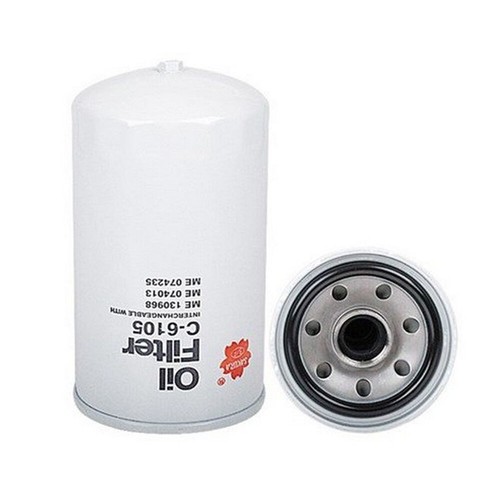 SAKURA Oil Filter For MITSUBISHI FUSO FIGHTER 1024 SWB FK 7.5L 6M6071 #C-6105 - Picture 3 of 5