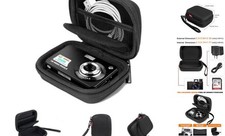 Carrying  Protective Case for Digital Camera, Small Camera Pouch for Black