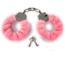 Plush Toy Handcuffs Toy Handcuffs Stage Costume Props Halloween cosplay Props