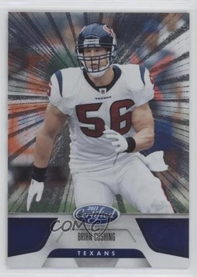 2011 Certified Platinum Blue 41/100 Brian Cushing #60 0q3