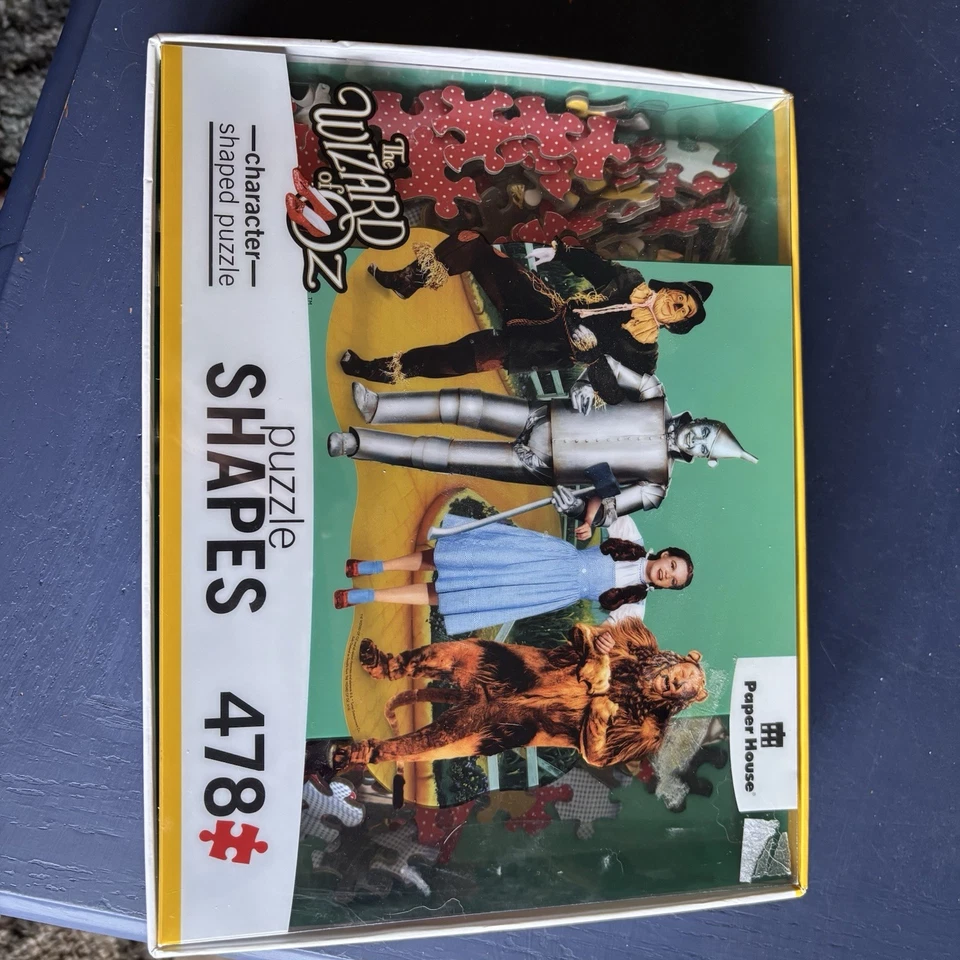 Paper House 478pc The Wizard Of Oz Character Shaped Puzzle! Size 33 x 27 in - Image 3 of 4