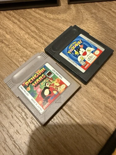 Penguin Wars Looney Tunes Twouble Gameboy Color Cartridge Games Bundle