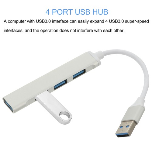 Powered Usb Hub Metal Usb Hub Portable Data Hub Multifunction Hub - 第 1/12 張圖片