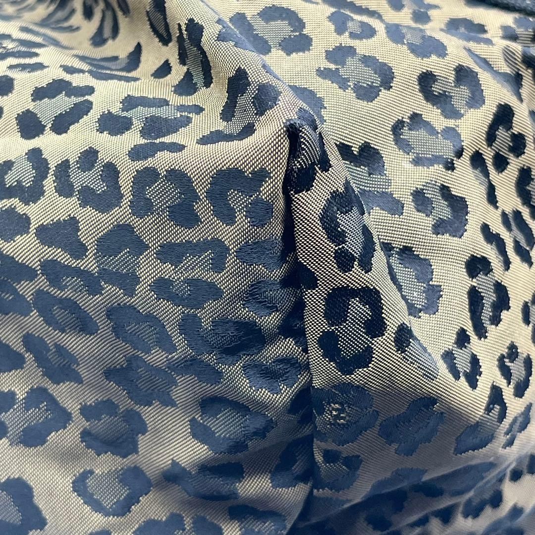 Fendi Leopard Pattern Boston Bag Large Capacity 1… - image 9