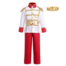 Ibtom Castle Prince Charming Costume For Boys Kids Royal Prince Outfits Jacket
