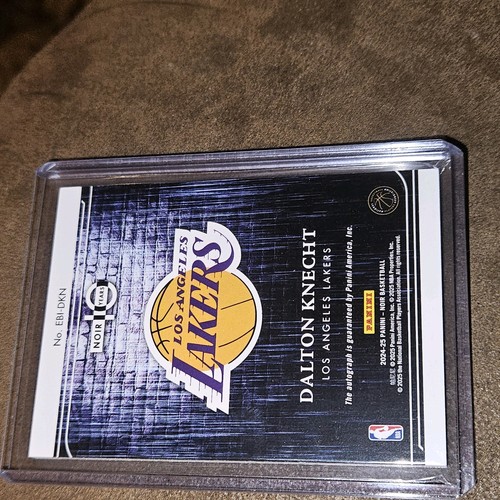 DALTON KNECHT 2024-25 PANINI NOIR EMBLAZONED INK RC AUTO /75 #EBI-DKN - Picture 2 of 2