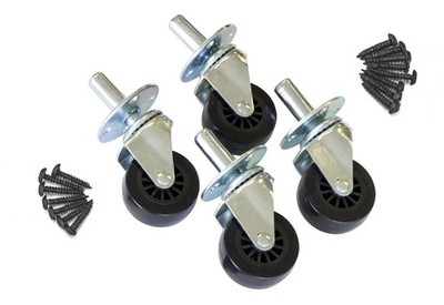 Peavey POP OUT SWIVEL CASTER SET With Anodized Phillips Wood Screws 51220 New