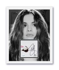 Selena Gomez Autographed Signed 11x14 Framed CD Photo Rare ACOA