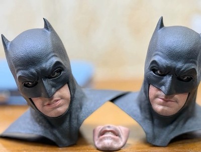 1/6 Helmet Head Mouth Shape Figure Hot Toys Batman 2.0 MMS732