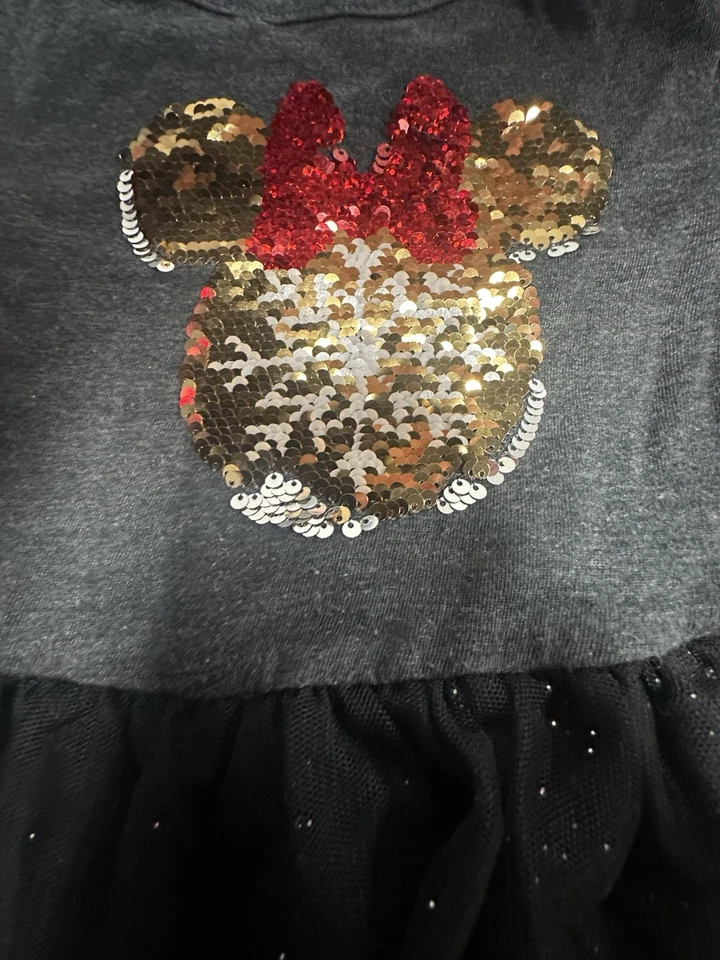 Disney Minnie Mouse Sequin Dress Girls Size 5 Limited Edition - Image 4 of 4