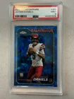 2024 Topps Chrome Sapphire Jayden Daniels Washington Commanders #201 RC PSA 9