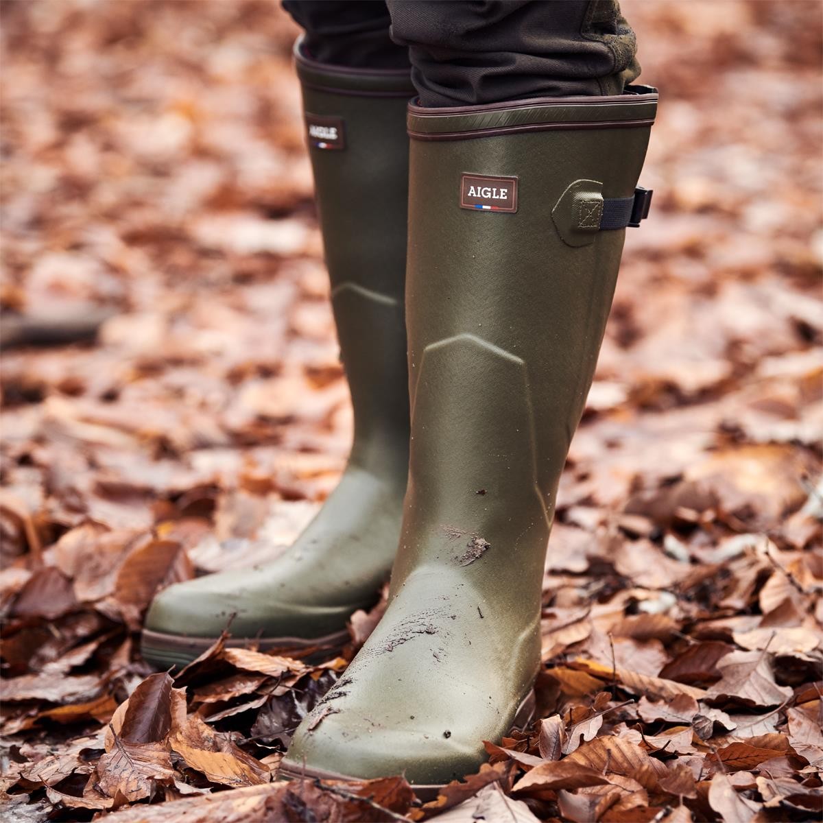 Mens Ladies Unisex Aigle Parcours 2 Iso Wellington Boot Neoprene Lined 6 To 12 image 2