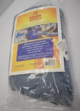 Shop Towels 50 Premium Shop Towels 12" x 14" Blue Color Cleaning Towels 79184