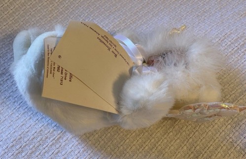 BABY CUDDLE-KINS Angel Snow Fur Baby Doll VINTAGE 1991-COLLECTORS - Picture 4 of 5