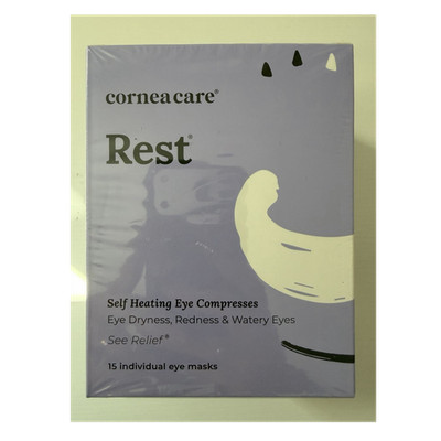 Cornea Care Rest Self Heating Eye Compresses 15 Individual Eye Masks