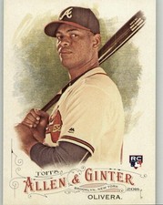 2016 Topps Allen & Ginter Hector Olivera Rookie #232 RC Atlanta Braves